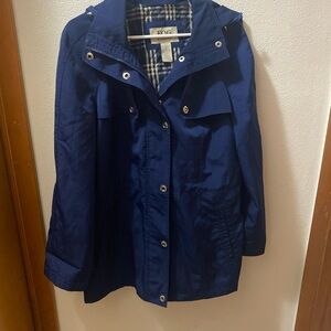 London Fog Navy Trench Coat